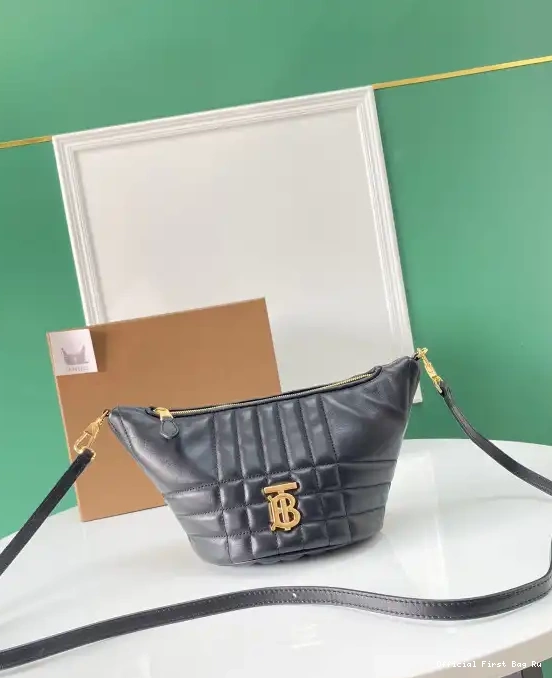 Official FirstBag Ru Crescent Lola Small Bag Quilted BURBERRY Lambskin 0518